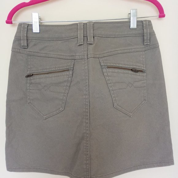 Mexx Grey Denim Mini Skirt, Size S - Picture 2 of 8